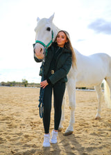 Donker groen EQ knee grip rijbroek