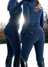 'The Original' Navy Full Grip Breeches