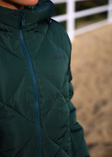 Dark green winter coat