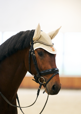 beige teddy ear bonnet