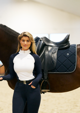 Navy Zadeldek Springen