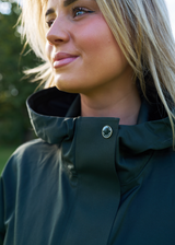 Hunter green regenjas