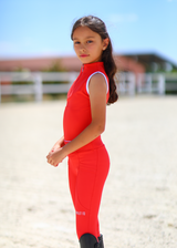Sorbet red child Sleeveless