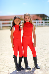 Sorbet red child Sleeveless