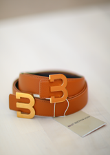 EQ Brown leather belt