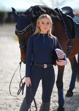 Navy EQ Knee Grip Breeches