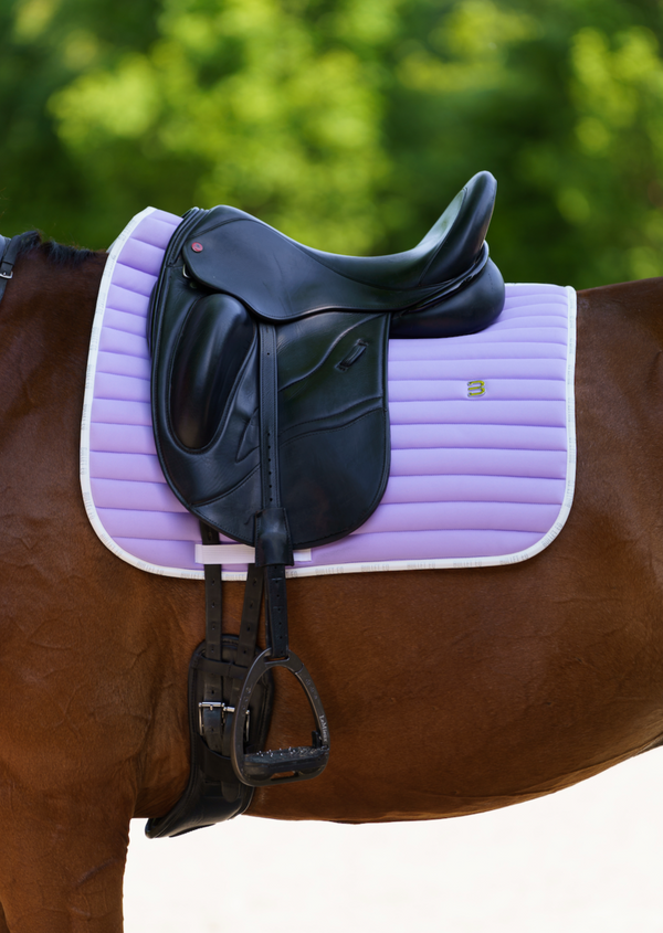 lilac saddle pad dressage