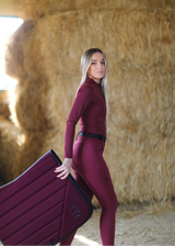 Burgundy Schabracke Springen