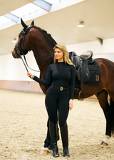 Black glitter base layer