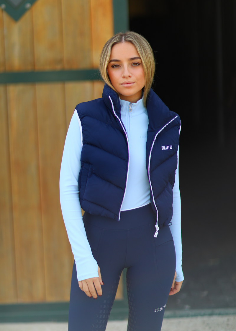 Licht Blauw Ribbed Base Layer