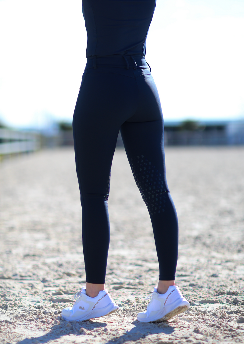 Navy EQ Knee Grip Breeches