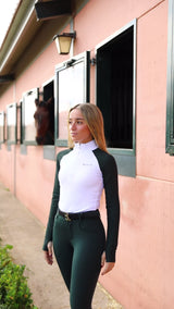 Dark Green EQ Breeches full grip