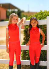 Sorbet red child Sleeveless