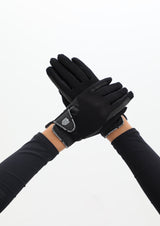 Black Riding Gloves