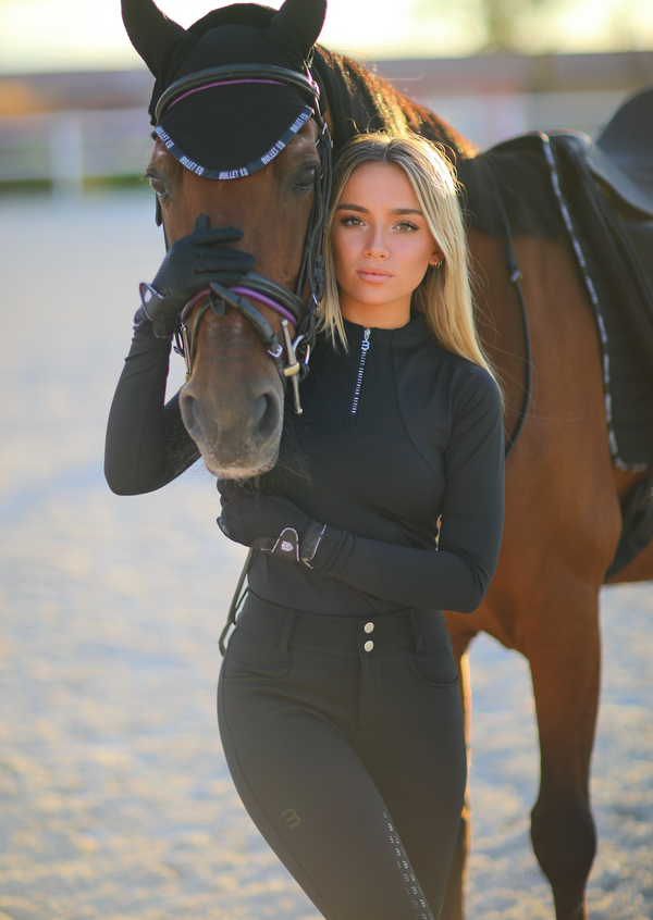 Black EQ breeches full grip