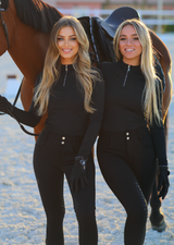 Black EQ knee grip breeches