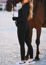 Black EQ knee grip breeches